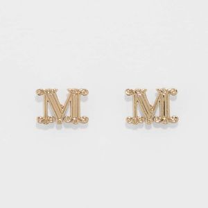MaxMara M stud earrings